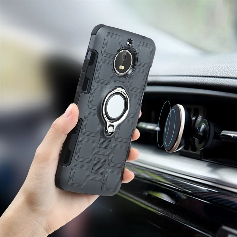 Dual Layer Hybrid Armor For Motorola Moto E4 Case With Ring Magnetic Suction Car Holder For Motorola Moto E4 Plus E 4 Plus Cover
Dual Layer Hybrid Armor For Motorola Moto E4 Case With Ring Magnetic Suction Car Holder For Motorola Moto E4 Plus E 4 Plus Cover