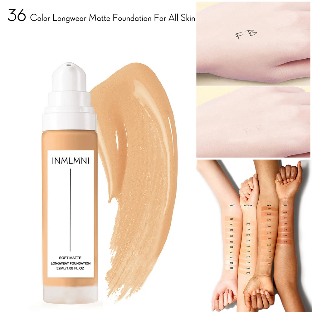 Long Lasting Matte Foundation Full Coverage Unblock The Pores Perfect Concealer Cheap foundation 32ml
Long Lasting Matte Foundation Full Coverage Unblock The Pores Perfect Concealer Cheap foundation 32ml