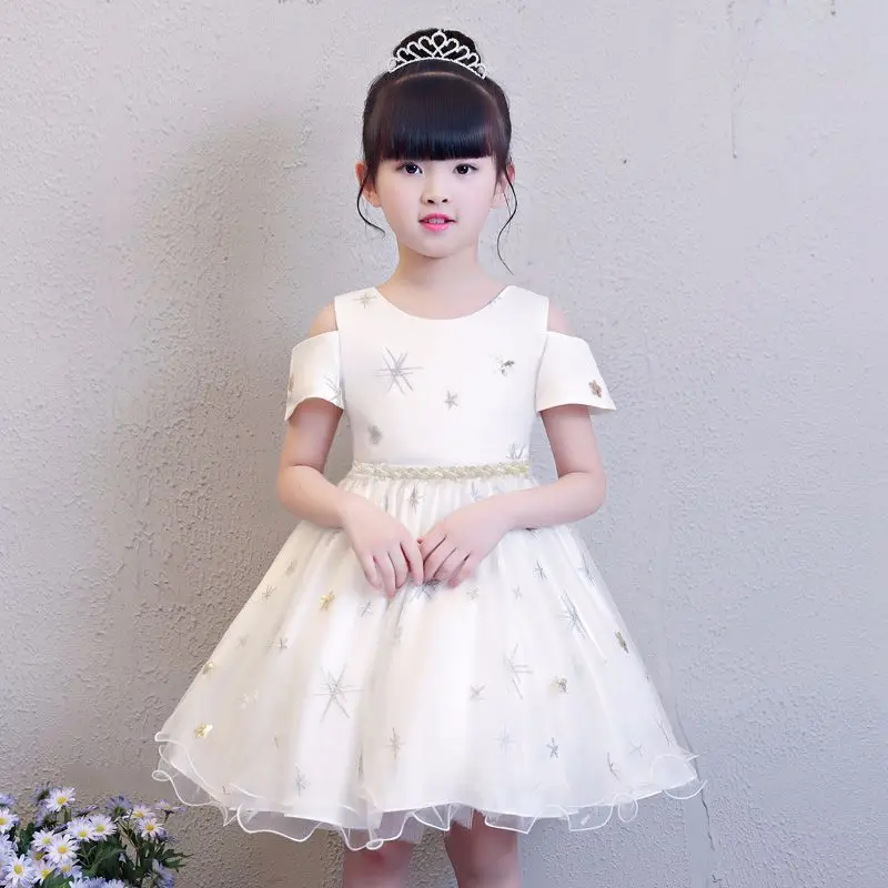 Summer Little Girl Snowflake Mesh Dress Solid White Mesh Tulle Children's day Party Wedding Tutu Vestido Cloth for 4-8 Years Kid
Summer Little Girl Snowflake Mesh Dress Solid White Mesh Tulle Children's day Party Wedding Tutu Vestido Cloth for 4-8 Years Kid