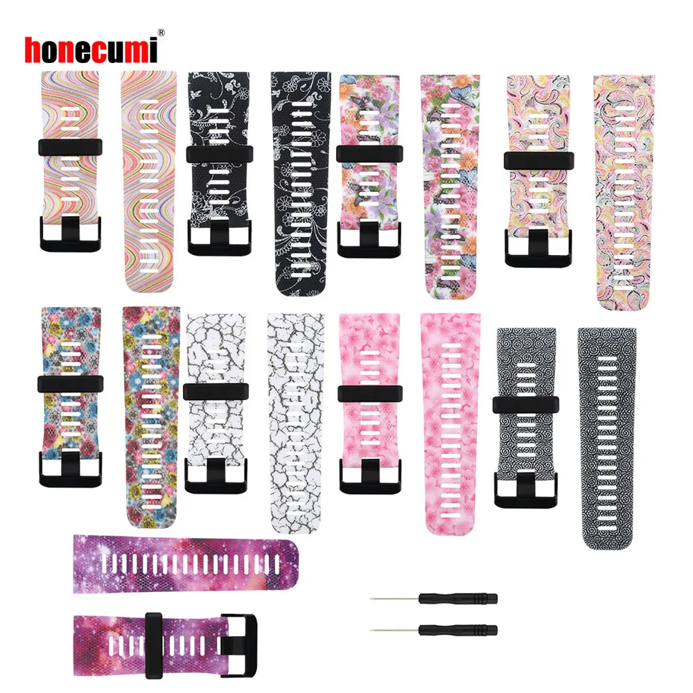 Honecumi For Garmin Vivoactive HR Replacement Bands Soft Silicone Smart Watch Strap Bracelet For Garmin with Pin Tools
Honecumi For Garmin Vivoactive HR Replacement Bands Soft Silicone Smart Watch Strap Bracelet For Garmin with Pin Tools