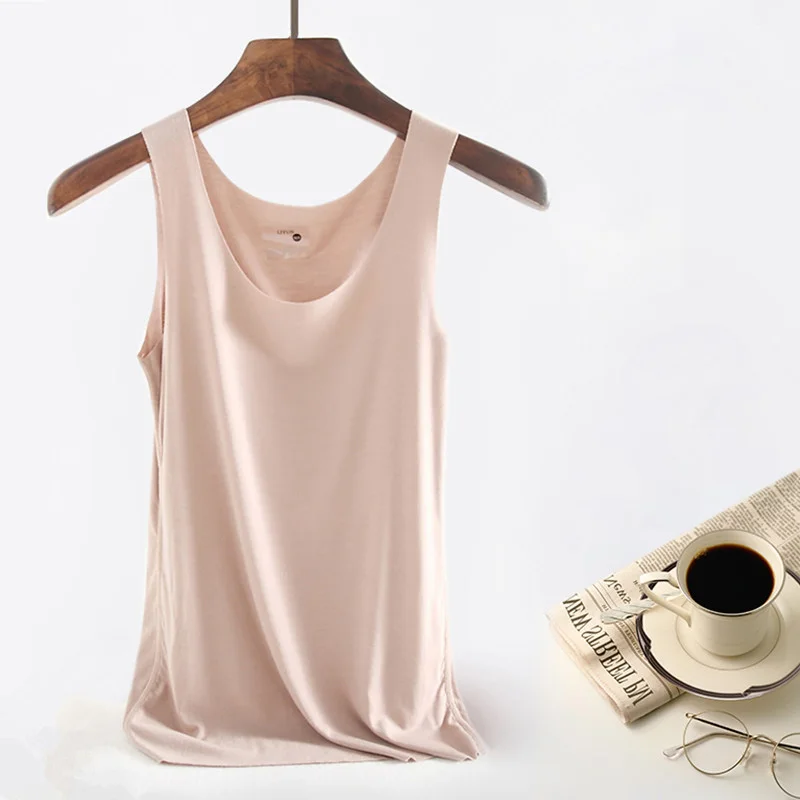 female girls Seamless vest o-neck for women outside summer wearing Modal basic shirt plus size thin sleeveless Tank Tops Camis
female girls Seamless vest o-neck for women outside summer wearing Modal basic shirt plus size thin sleeveless Tank Tops Camis