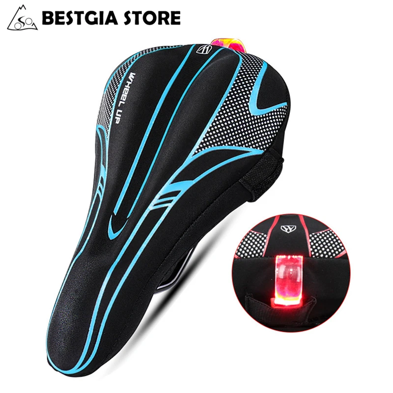 New Bicycle Saddle Liquid Silicone Gels Cycling Saddle Cover Bike Seat Mat Comfortable Cushion With Taillight Soft Seat Cover
New Bicycle Saddle Liquid Silicone Gels Cycling Saddle Cover Bike Seat Mat Comfortable Cushion With Taillight Soft Seat Cover