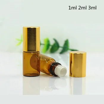wholesale 10ps/lot 1ml 2ml 3ml Amber Clear container mini flacon Essential Oil Glass Roll-On refillable Bottles with golden cap
wholesale 10ps/lot 1ml 2ml 3ml Amber Clear container mini flacon Essential Oil Glass Roll-On refillable Bottles with golden cap