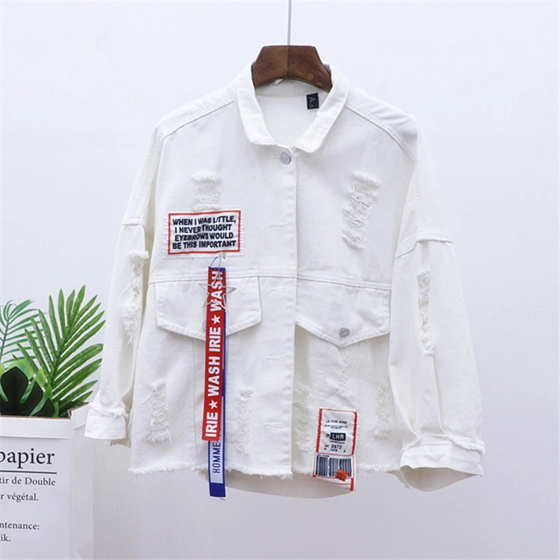 Fashion Pink Denim Jacket Women 2019 Spring New Ribbons Patch Designs Loose Jean Jacket Ladies Basic Coat Denim Coat Streetwear
Fashion Pink Denim Jacket Women 2019 Spring New Ribbons Patch Designs Loose Jean Jacket Ladies Basic Coat Denim Coat Streetwear