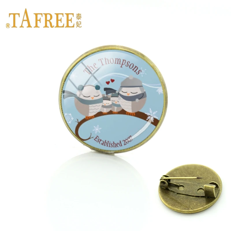TAFREE The Thompsons Antique Bronze Plated Brooch Glass Cabochon Dome Owl Animal Art Picture Pin Women Jewelry FQ196
TAFREE The Thompsons Antique Bronze Plated Brooch Glass Cabochon Dome Owl Animal Art Picture Pin Women Jewelry FQ196