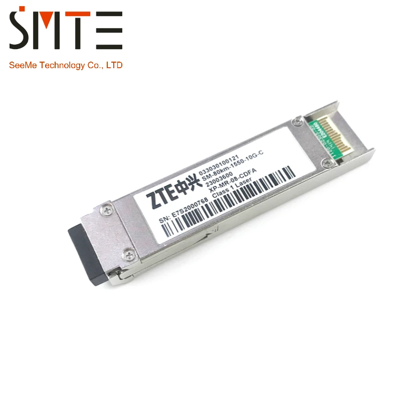 Original ZTE 033030100121 SM-80km-1550-10G-C XFP-MR-08-CDFA Fiber Optical module Class 1 Laser
Original ZTE 033030100121 SM-80km-1550-10G-C XFP-MR-08-CDFA Fiber Optical module Class 1 Laser