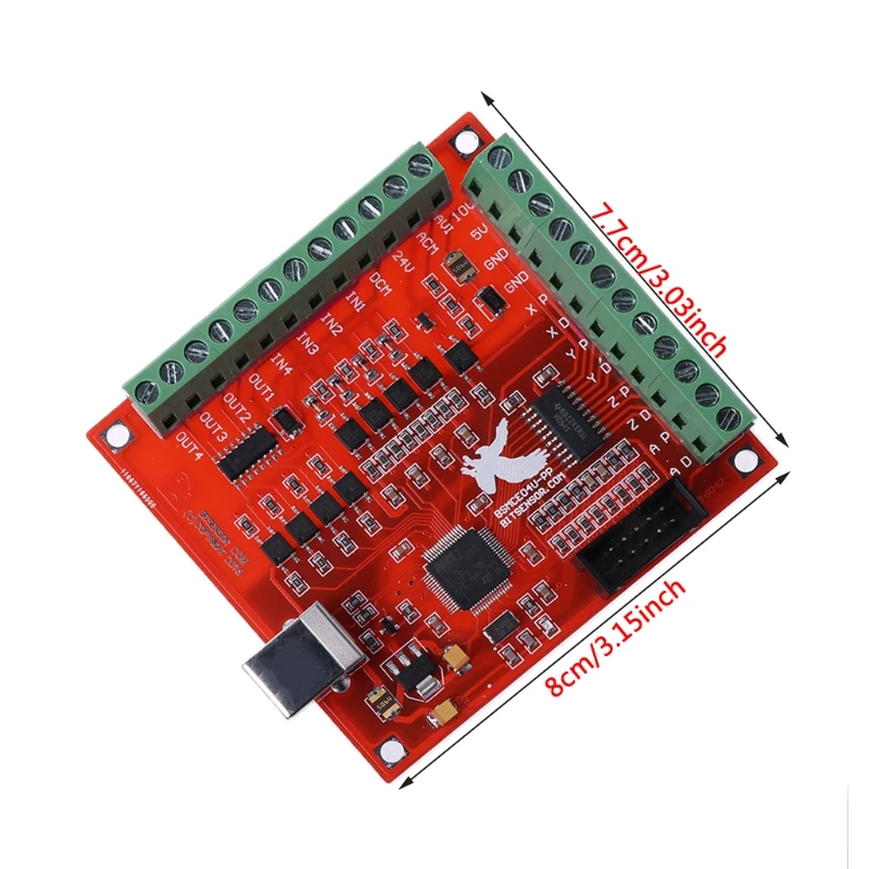 CNC USB MACH3 100Khz Breakout Board 4 Axis Interface Driver Motion Controller
CNC USB MACH3 100Khz Breakout Board 4 Axis Interface Driver Motion Controller