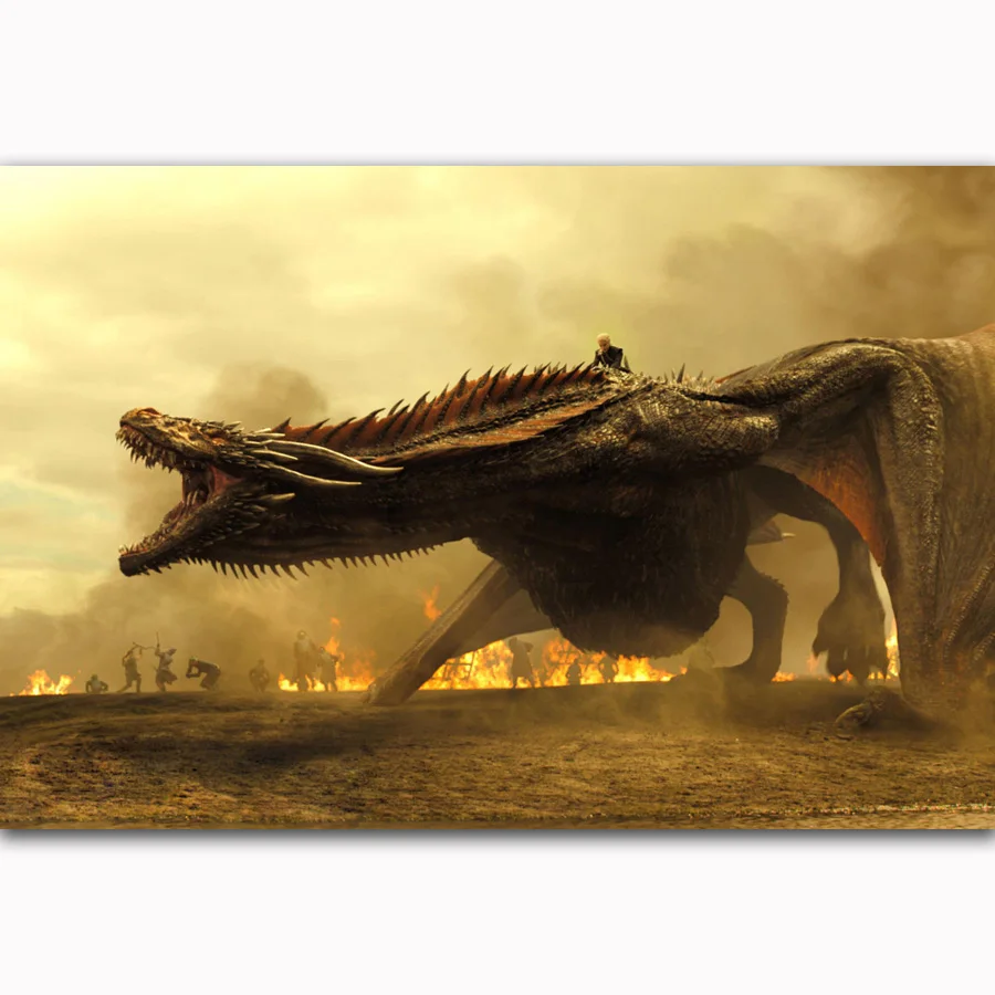 FX2085 Game Of Thrones Daenerys Targaryen Mother Of DRAGONS Vintage Poster Art Silk Light Canvas Home Room Wall Printing Decor
FX2085 Game Of Thrones Daenerys Targaryen Mother Of DRAGONS Vintage Poster Art Silk Light Canvas Home Room Wall Printing Decor