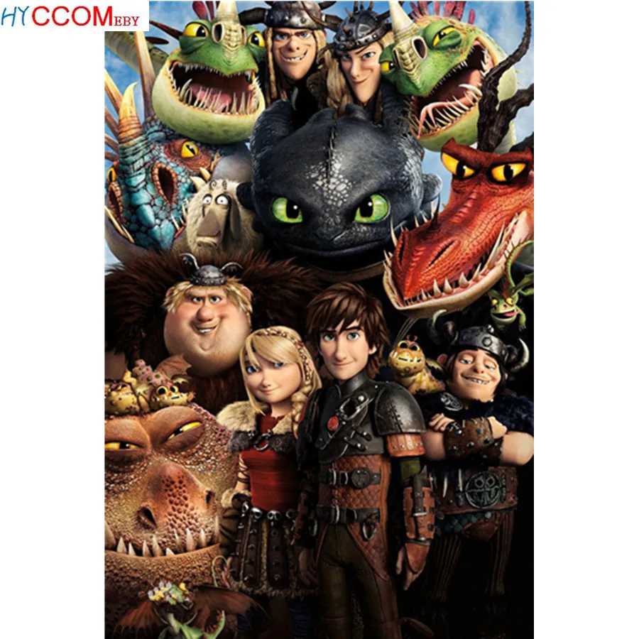 5D Full Drill DIY Diamond Painting Cartoon How to Train Your Dragon 2 Cross Stitch Mosaic Rhinestone Decor Crafts Children gifts
5D Full Drill DIY Diamond Painting Cartoon How to Train Your Dragon 2 Cross Stitch Mosaic Rhinestone Decor Crafts Children gifts