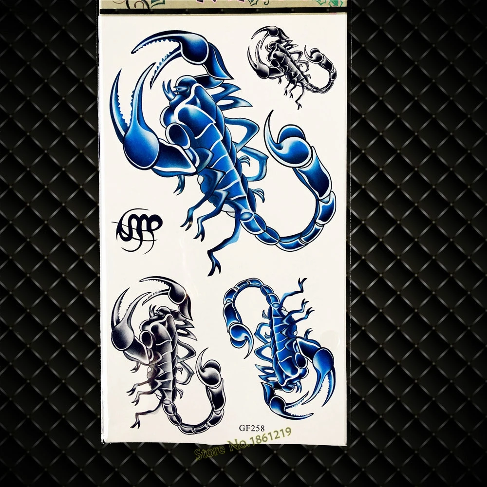 3D DIY Scorpion Tattoo Stickers Women Men Totem Body Art Metallic Tattoo Stickers GGF258 Children Kids Flash Tatoos Summer Style
3D DIY Scorpion Tattoo Stickers Women Men Totem Body Art Metallic Tattoo Stickers GGF258 Children Kids Flash Tatoos Summer Style