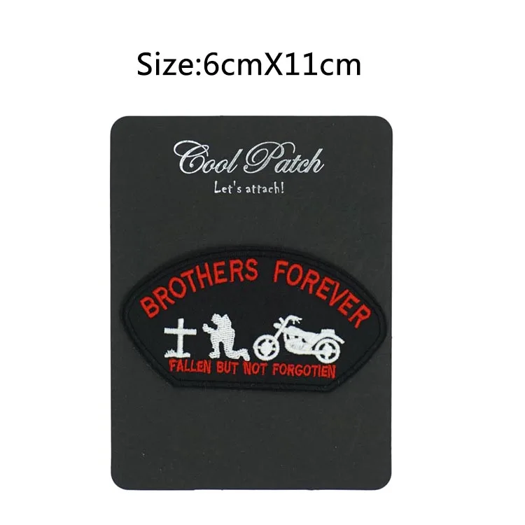 3.9" BROTHERS FOREVER FALLEN BUT NOT FORGOTTEN Outlaw MC Embroidered Motorcycle Biker Vest Patch IRON ON Badge Jacket Hats Pants
3.9" BROTHERS FOREVER FALLEN BUT NOT FORGOTTEN Outlaw MC Embroidered Motorcycle Biker Vest Patch IRON ON Badge Jacket Hats Pants