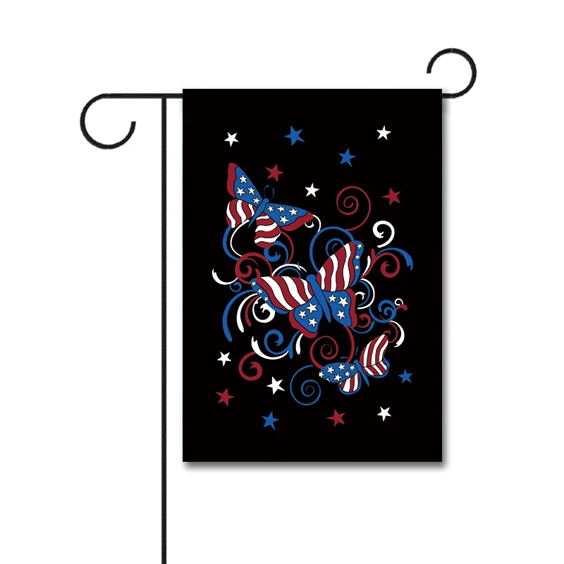 Пользовательские США сад флаг 12x18 cm трикотажные полиэстер развевающиеся свободы