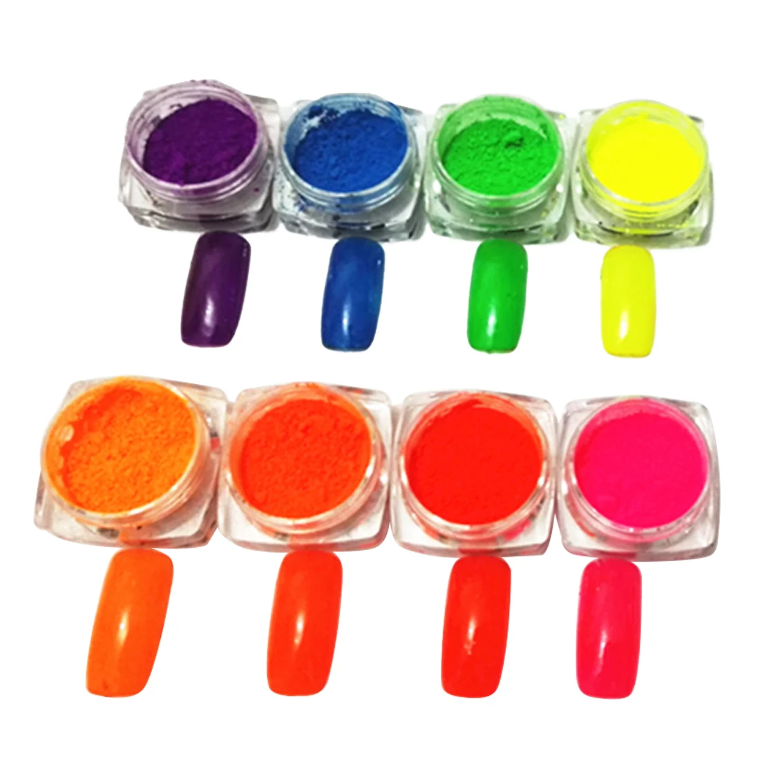 8 Boxes Neon Pigment Nail Powder Dust Ombre Nail Glitter Gradient Glitter Iridescent Acrylic Powder Colorful Nail Art Decoration
8 Boxes Neon Pigment Nail Powder Dust Ombre Nail Glitter Gradient Glitter Iridescent Acrylic Powder Colorful Nail Art Decoration