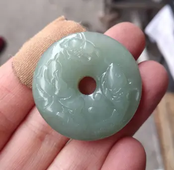 Exquisite Ching Jadeite Bluish White Jade Hand Carved cyprinoid Pendant Amulet Talisman sculpture Fish
Exquisite Ching Jadeite Bluish White Jade Hand Carved cyprinoid Pendant Amulet Talisman sculpture Fish