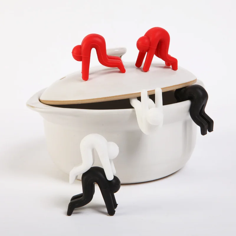 2pcs/set Multifunctional Littel People Spoon Rests Pot Clips Silicone Spill Stopper Kitchen Cooking Pots Accessories Gadgets
2pcs/set Multifunctional Littel People Spoon Rests Pot Clips Silicone Spill Stopper Kitchen Cooking Pots Accessories Gadgets