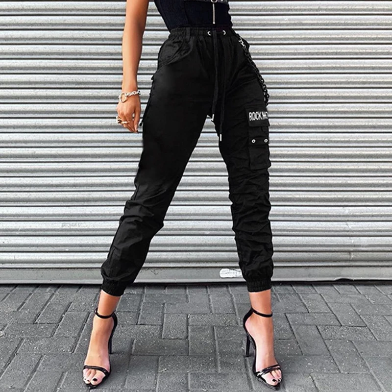 April MOMO 2019 Casual Joggers Women Elastic High Waist Harem Pants Capri Letter Printed Harajuku Sweatpants with Chin Trousers
April MOMO 2019 Casual Joggers Women Elastic High Waist Harem Pants Capri Letter Printed Harajuku Sweatpants with Chin Trousers