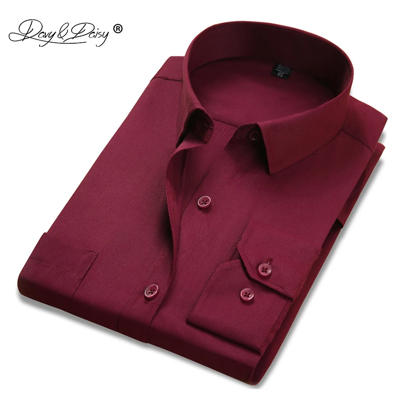 DAVYDAISY 2019 New Arrival Men Shirts Long Sleeve Shirt Man Slim Fit Business Male Weeding Formal Camisa Masculina DS267
DAVYDAISY 2019 New Arrival Men Shirts Long Sleeve Shirt Man Slim Fit Business Male Weeding Formal Camisa Masculina DS267