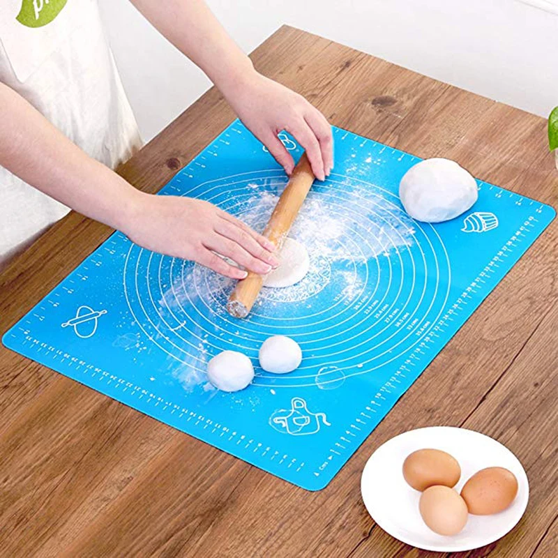 Silicone Baking Mat for Pastry Rolling with Measurements Non-Stick Kneading Dough Mats Heat Resistance Table Placemat Board
Silicone Baking Mat for Pastry Rolling with Measurements Non-Stick Kneading Dough Mats Heat Resistance Table Placemat Board