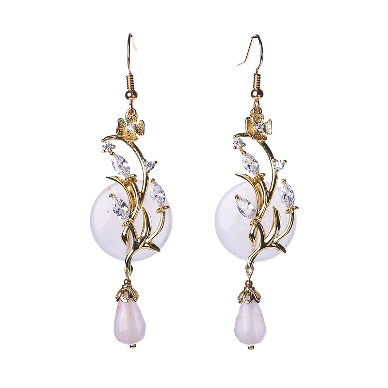 925 Silver Hook Hanging Earrings Bride Jewelry Gift Dangle Hook Earrings For Women Long Drop Earrings Natural Stone
925 Silver Hook Hanging Earrings Bride Jewelry Gift Dangle Hook Earrings For Women Long Drop Earrings Natural Stone