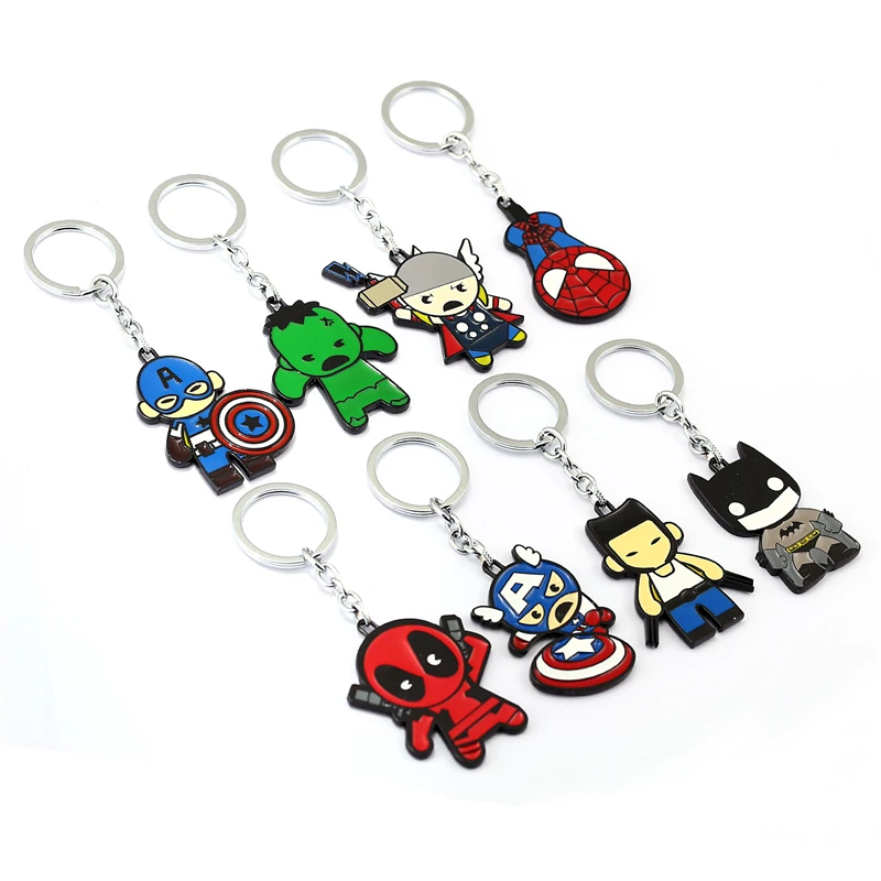 J store Spider Man Deadpool Batman Captain America Thor hero Model Alloy Keychain For Fans Key Chain sleutelhanger ring JJ11885
J store Spider Man Deadpool Batman Captain America Thor hero Model Alloy Keychain For Fans Key Chain sleutelhanger ring JJ11885
