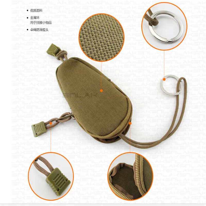Mini Tactical Military Small Bag Money Bag Key Pouch Purse Bag Nylon with Drawstring Closure
Mini Tactical Military Small Bag Money Bag Key Pouch Purse Bag Nylon with Drawstring Closure