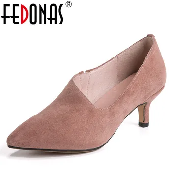 FEDONAS New Elegant Women High Heeled Pumps Sexy Pointed Toe Retro Simple Office Pumps Fashion Wedding Party Shoes Woman
FEDONAS New Elegant Women High Heeled Pumps Sexy Pointed Toe Retro Simple Office Pumps Fashion Wedding Party Shoes Woman