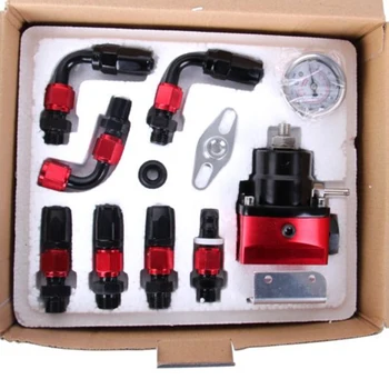 Black red Universal Car Fuel Pressure Regulator With Gauge Adjustable Oil Pressure Regulator
Black red Universal Car Fuel Pressure Regulator With Gauge Adjustable Oil Pressure Regulator