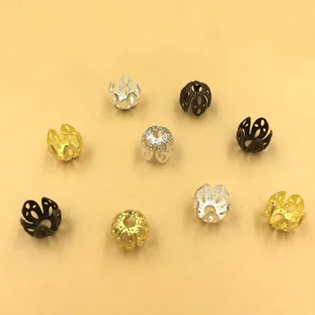7mm Filigree Flower 5 Petals Beads Caps Charms Spacer Beads Bu Yao Hair Clasps Connectors Wraps Links Blank DIY Findings
7mm Filigree Flower 5 Petals Beads Caps Charms Spacer Beads Bu Yao Hair Clasps Connectors Wraps Links Blank DIY Findings