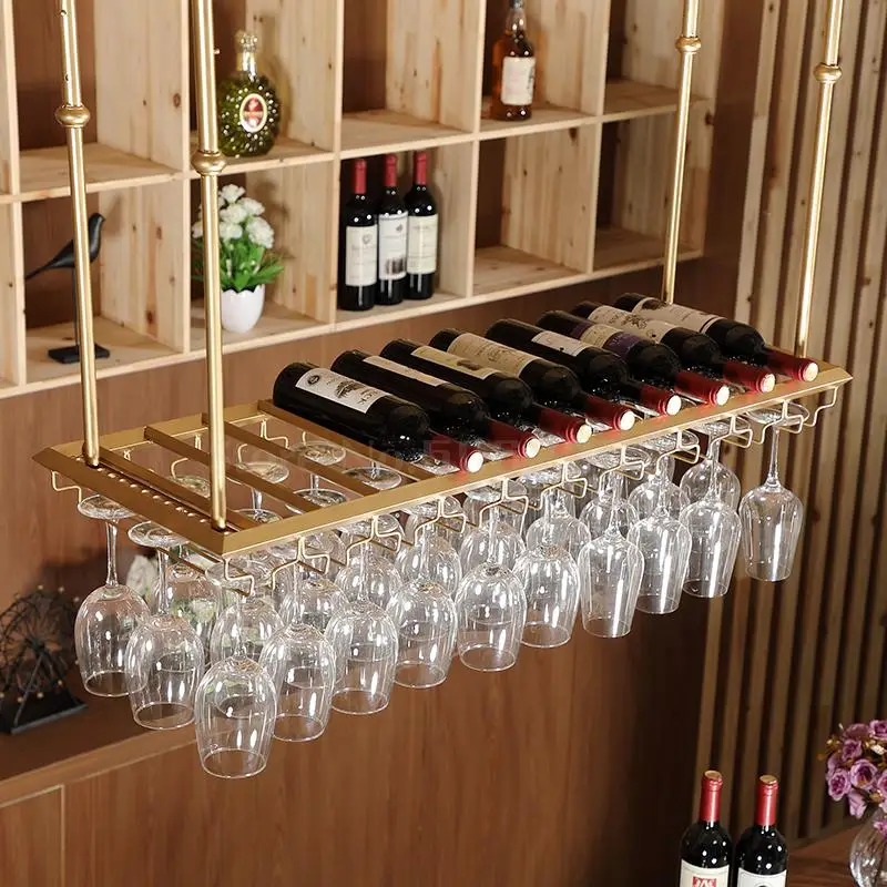 Hanging wine glass rack upside down home wine rack decoration bar wine rack European wine hanger wine glass rack
Hanging wine glass rack upside down home wine rack decoration bar wine rack European wine hanger wine glass rack
