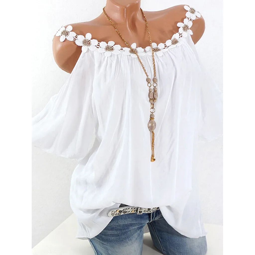 JAYCOSIN 2019 New Fashion Summer Women Plus Size Strapless Lace Patchwork Short Sleeve O-Neck Solid Color T-Shirt dropship 531W
JAYCOSIN 2019 New Fashion Summer Women Plus Size Strapless Lace Patchwork Short Sleeve O-Neck Solid Color T-Shirt dropship 531W