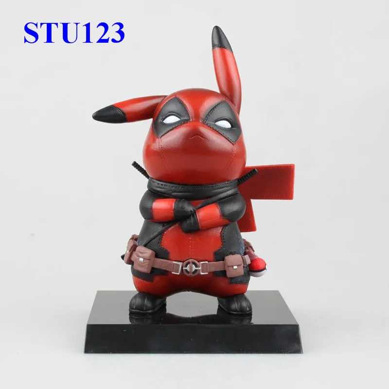 Deadpool Captain America Pikachu Mini PVC Figure Collectible Model Toy Box Small Size 10cm N690
Deadpool Captain America Pikachu Mini PVC Figure Collectible Model Toy Box Small Size 10cm N690