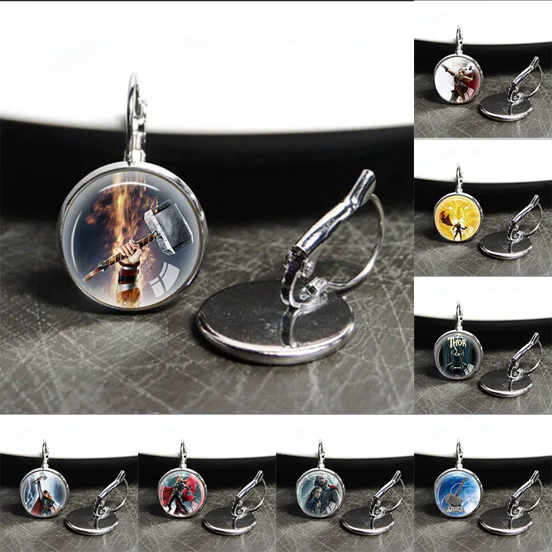 Thors серьги в форме молотка Thor's Hammer charms ювелирные изделия бижутерия с