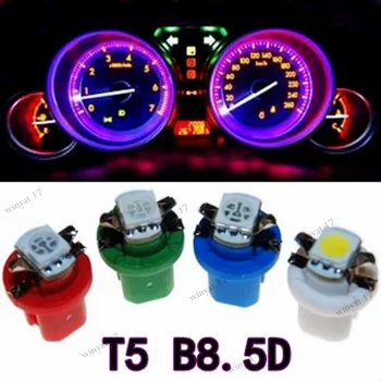 50PCS T5 B8.5d b8.5 8.5d Led SMD Lamp Car Gauge Speedo Dash Bulb Dashboard instrument Light DC12v BLUE RED GREE WHITE
50PCS T5 B8.5d b8.5 8.5d Led SMD Lamp Car Gauge Speedo Dash Bulb Dashboard instrument Light DC12v BLUE RED GREE WHITE