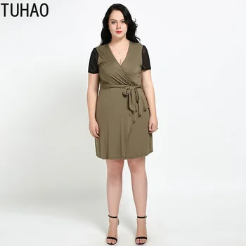 TUHAO 2019 Women's Elegant Dress Female Summer Office Lady Dress Plus Size 6XL 5XL 4XL Woman Dresses RL
TUHAO 2019 Women's Elegant Dress Female Summer Office Lady Dress Plus Size 6XL 5XL 4XL Woman Dresses RL