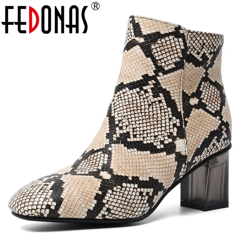 FEDONAS Sexy Animal Prints Synthetic Leather Women Ankle Boots Zipper Short Boots Winter Warm Party Shoes Woman Chelsea Boots
FEDONAS Sexy Animal Prints Synthetic Leather Women Ankle Boots Zipper Short Boots Winter Warm Party Shoes Woman Chelsea Boots