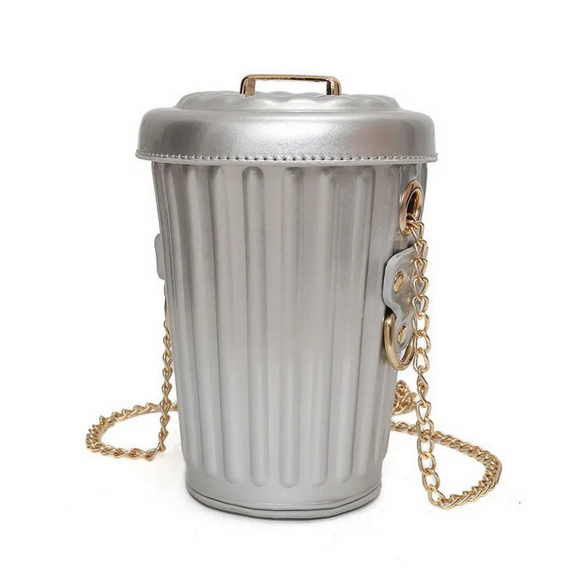 LIXUN Brand Black Silver Cup Design Barrel-shaped Bag Women PU Leather Bags Crossbody Bag Chain Handbags Purses Shoulder Bags
LIXUN Brand Black Silver Cup Design Barrel-shaped Bag Women PU Leather Bags Crossbody Bag Chain Handbags Purses Shoulder Bags