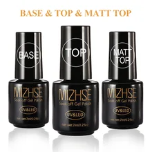 MIZHSE トップベースジェルネマニキュアセットネイル入(China)