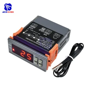 WH7016C DC 12V 24V 220V LED Digital Thermometer Temperature Controller -50 -110°C with NTC 10K 3435 Thermostat Probe Sensor
WH7016C DC 12V 24V 220V LED Digital Thermometer Temperature Controller -50 -110°C with NTC 10K 3435 Thermostat Probe Sensor