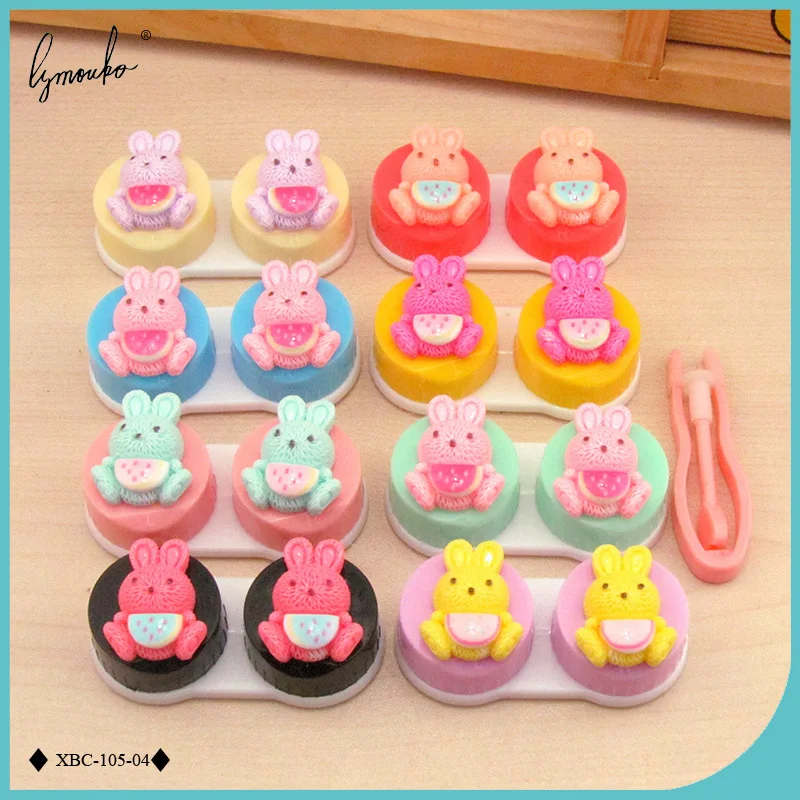 Lymouko Lovely Little Rabbit Watermelon Patterns Portable Contact Lens Case Kit Container Lenses Box for Women
Lymouko Lovely Little Rabbit Watermelon Patterns Portable Contact Lens Case Kit Container Lenses Box for Women