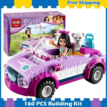 160pcs Friends Heartlake Emma's Sports Cars Stars 10154 Model Building Blocks Princess Assemble Gifts sets Compatible with Lago
160pcs Friends Heartlake Emma's Sports Cars Stars 10154 Model Building Blocks Princess Assemble Gifts sets Compatible with Lago