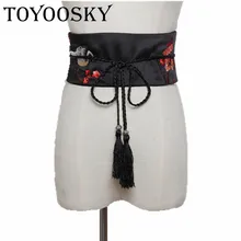 TOYOOSKY Fashion Women Belts For Ethnic Style Waist Top Quality of Tassels Bandage Wide Belt for Party Daily Casual Belts 2019
TOYOOSKY Fashion Women Belts For Ethnic Style Waist Top Quality of Tassels Bandage Wide Belt for Party Daily Casual Belts 2019