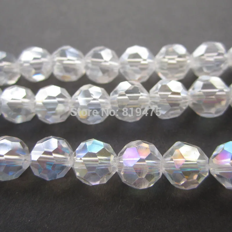 6mm 8mm Glass crystal beads Faceted Disco Beads Clear AB color for jewelry making
6mm 8mm Glass crystal beads Faceted Disco Beads Clear AB color for jewelry making