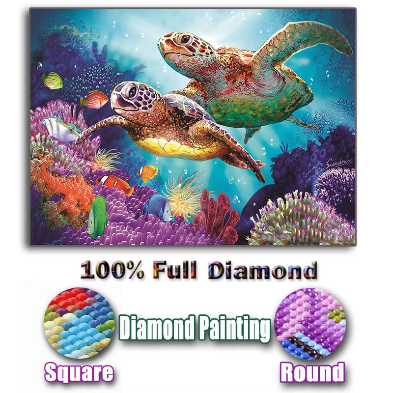 Full Square/Round Drill 5D DIY Diamond Painting "Turtle family" 3D Embroidery Cross Stitch Mosaic Home Decor Auspicious gift
Full Square/Round Drill 5D DIY Diamond Painting "Turtle family" 3D Embroidery Cross Stitch Mosaic Home Decor Auspicious gift