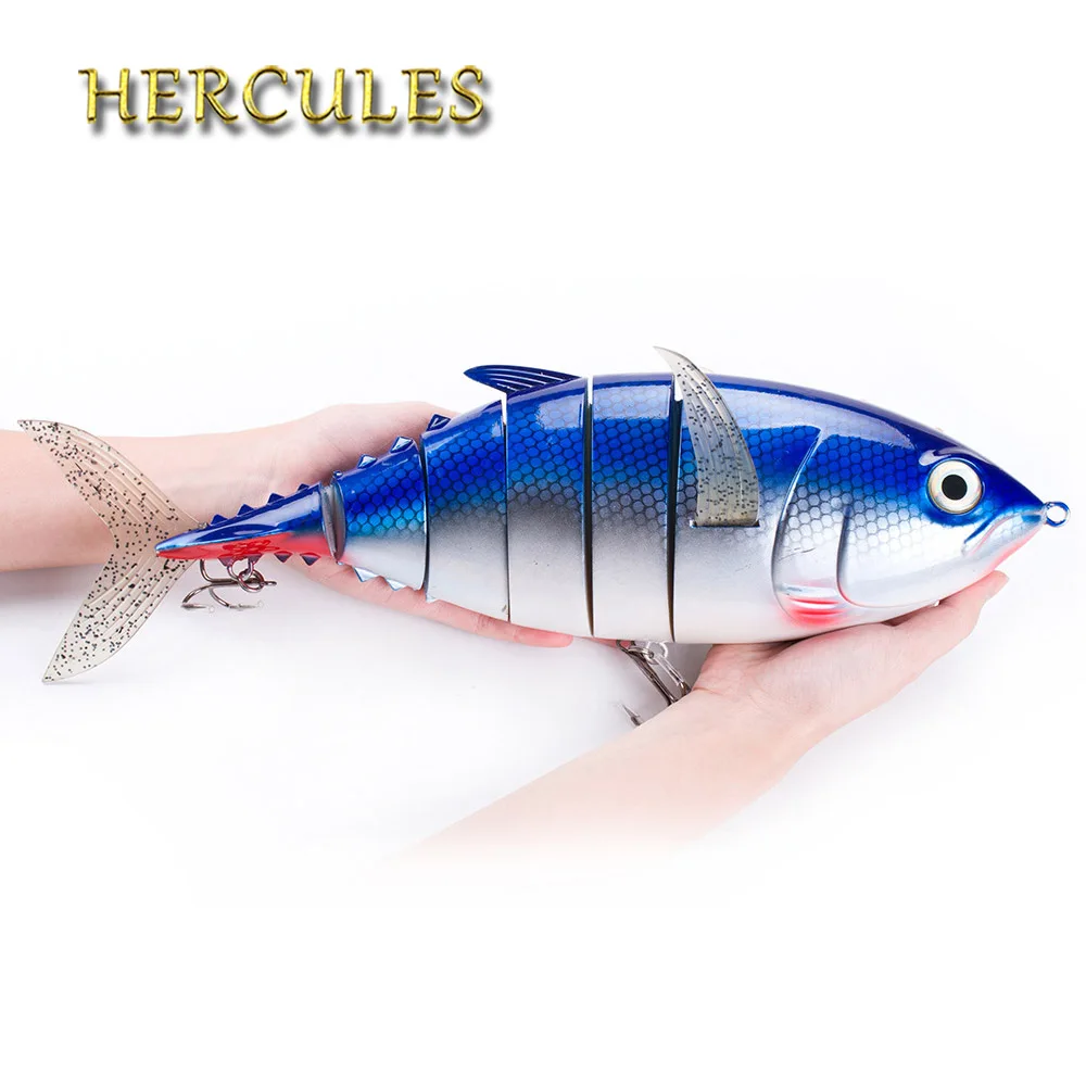 Hercules 1pcs Fishing Lure 40cm 1027g 3D Eyes 6-Segment Lifelike Fishing Hard Lure Crankbait 2 Hook Fishing Baits Pesca Cebo
Hercules 1pcs Fishing Lure 40cm 1027g 3D Eyes 6-Segment Lifelike Fishing Hard Lure Crankbait 2 Hook Fishing Baits Pesca Cebo