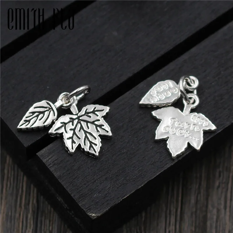 Emith Fla 100% 925 Sterling Silver Leaf Charm Pendants Fit Women Bracelet and Necklace Authentic DIY Pendant Jewelry Making
Emith Fla 100% 925 Sterling Silver Leaf Charm Pendants Fit Women Bracelet and Necklace Authentic DIY Pendant Jewelry Making