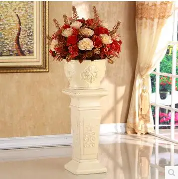 European ceramic Roman pillars high-end TV ark place flower arranging big sitting room of large vase flowerpot ornaments
European ceramic Roman pillars high-end TV ark place flower arranging big sitting room of large vase flowerpot ornaments