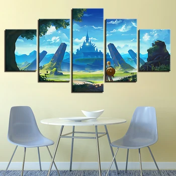 Printing Modern Art Modular Framework Picture 5 Pieces Legend Of Zelda Game Characters Landscape Canvas Painting Decor Room Wall
Printing Modern Art Modular Framework Picture 5 Pieces Legend Of Zelda Game Characters Landscape Canvas Painting Decor Room Wall