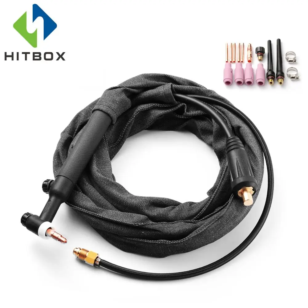 HITBOX TIG welding Torch WP26V 4M Cable with European Connector WP-26V Tig Welder Gun Torches Tig Welder Guns
HITBOX TIG welding Torch WP26V 4M Cable with European Connector WP-26V Tig Welder Gun Torches Tig Welder Guns