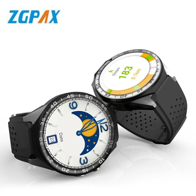 

ZGPAX S99C android 5.1 OS Smart watch electronics android 1.39 inch MTK6580 SmartWatch phone support 3G wifi nano SIM WCDMA