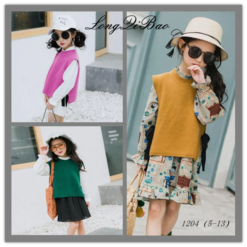 2018 new children's clothing children's fashion brand sweater girls spring and summer vest ins explosion vest
2018 new children's clothing children's fashion brand sweater girls spring and summer vest ins explosion vest